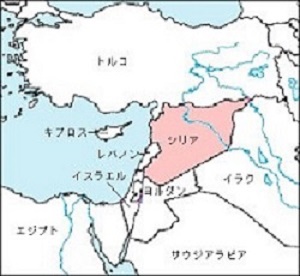 中東地図